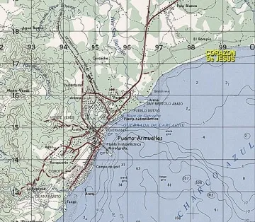 map of puerto armuelles