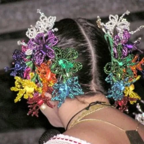 Traditional female hair adornments